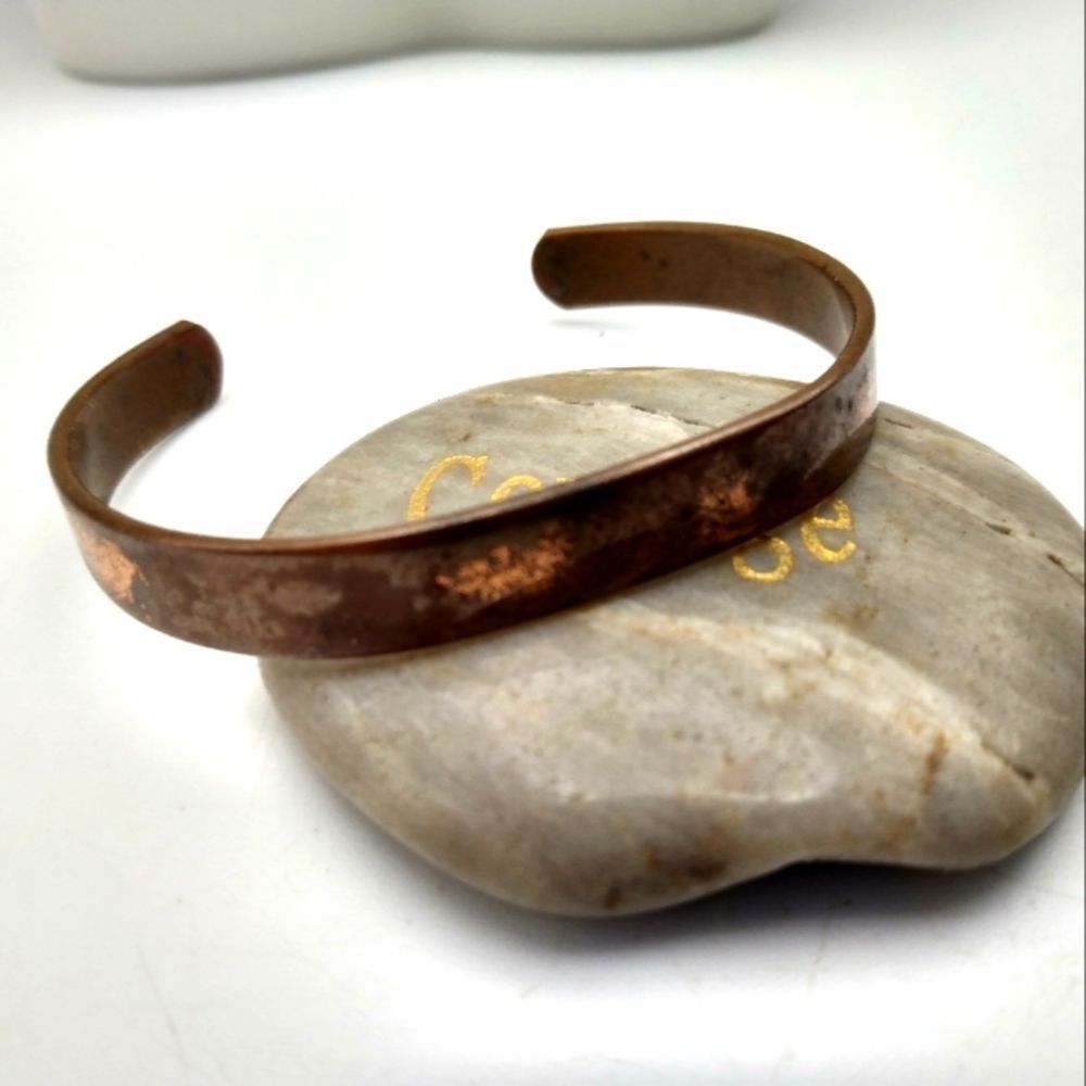 Solid copper native bracelet cuff‎ B0217